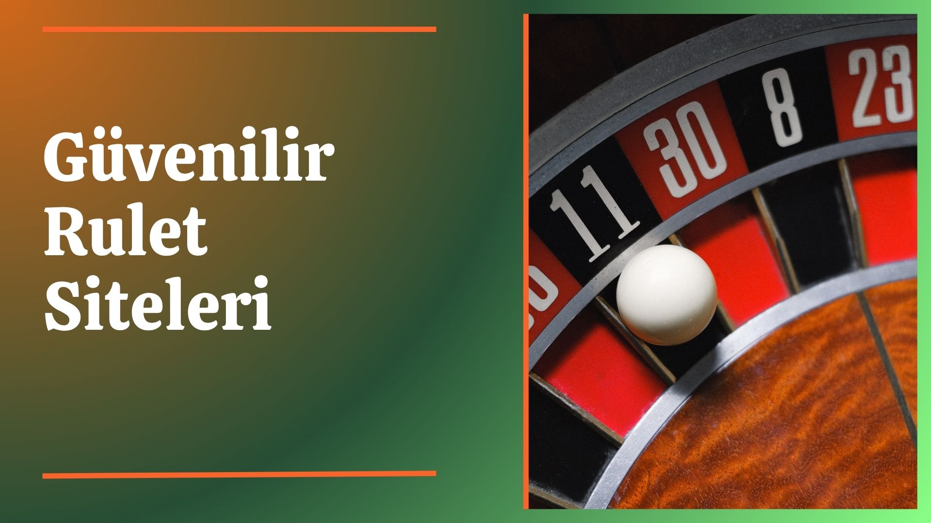 Güvenilir Rulet Siteleri