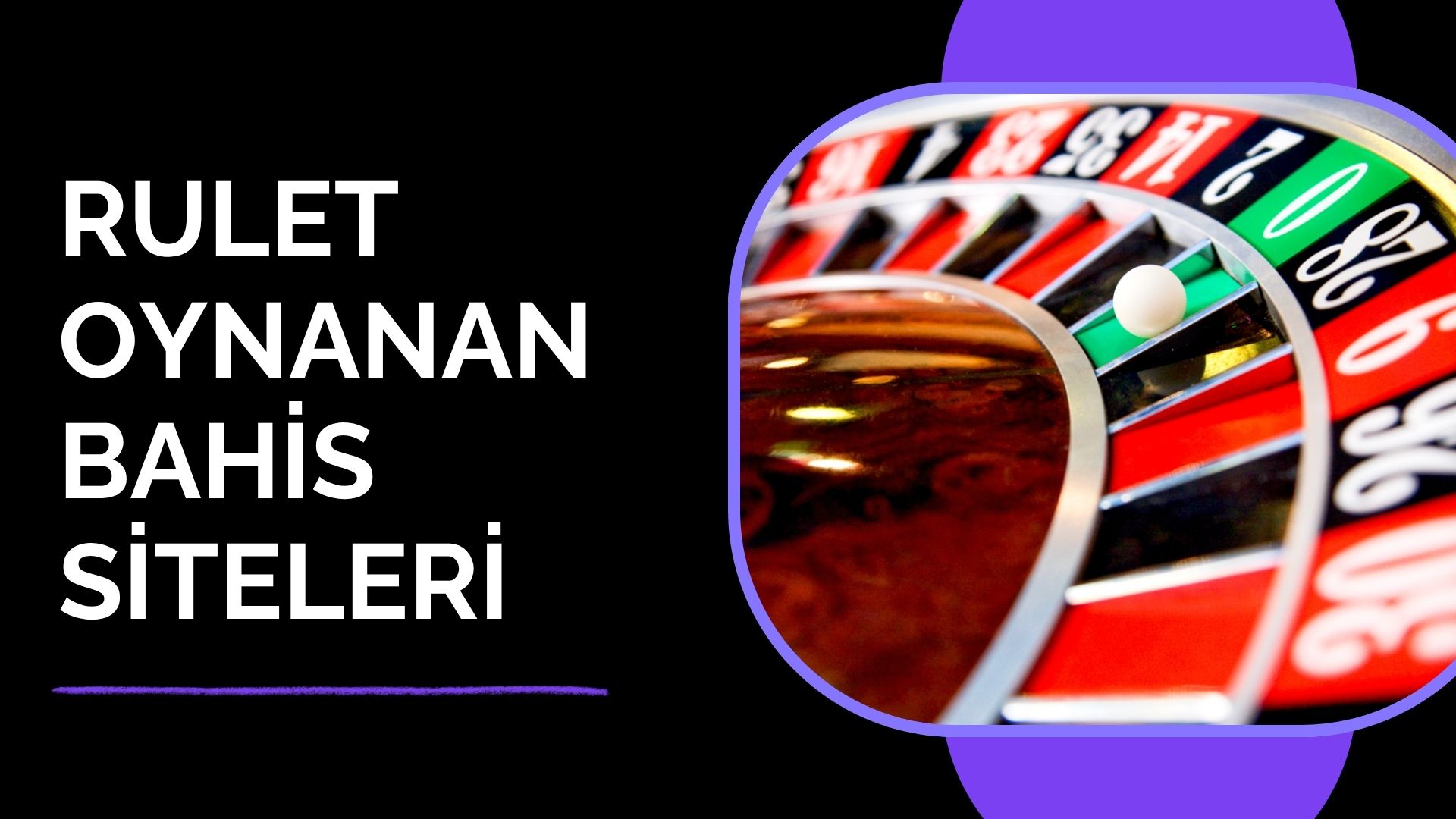 Rulet Oynanan Bahis Siteleri